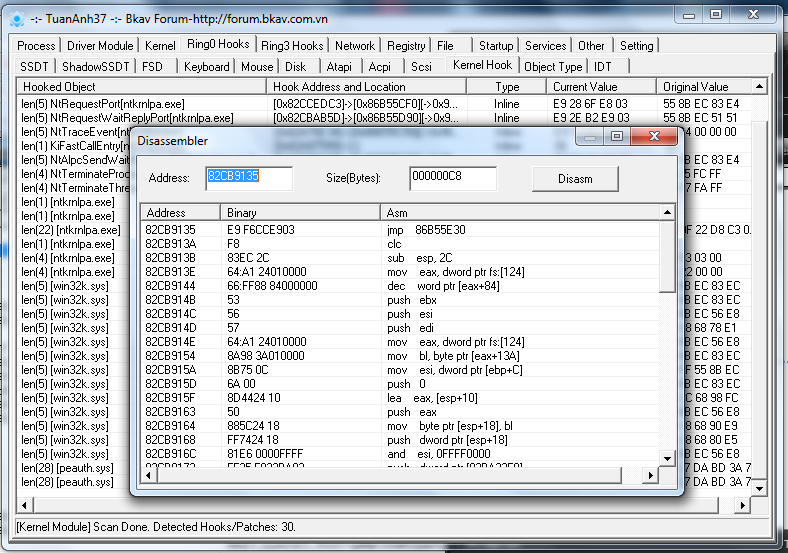  Công cụ hỗ trợ diệt Virus "bằng tay" siêu mạnh-XueTr [Anti-Virus & Rootkit] 007