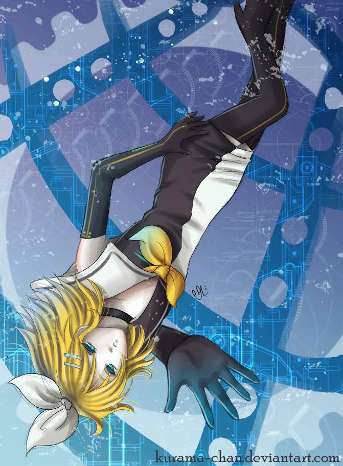 Cross Twins-Cursed Twins Rin And Len ___Kagamine_Rin__Meltdown____by_Kur