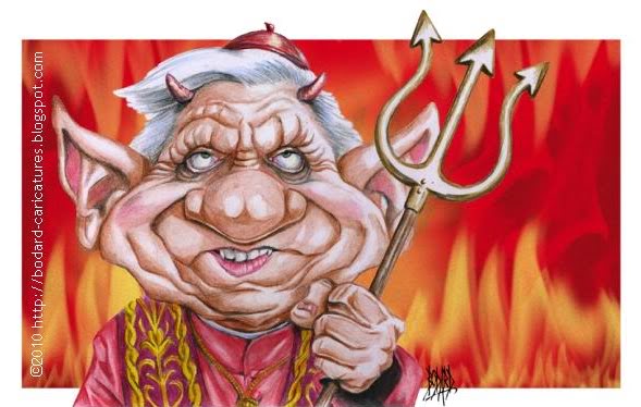 LE PAPE, LE VATICAN & LE NOUVEL ORDRE MONDIAL - Page 5 BENOITXVIDIABLECARICATURE