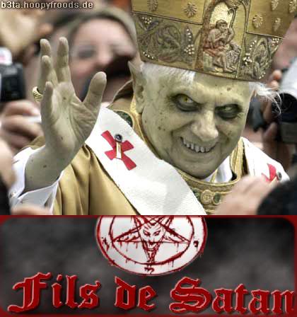 LE PAPE, LE VATICAN & LE NOUVEL ORDRE MONDIAL - Page 7 BenotXVIfilsdesatan