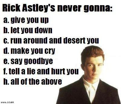 Failblog and Macros and Memes, OH MY! Rickroll