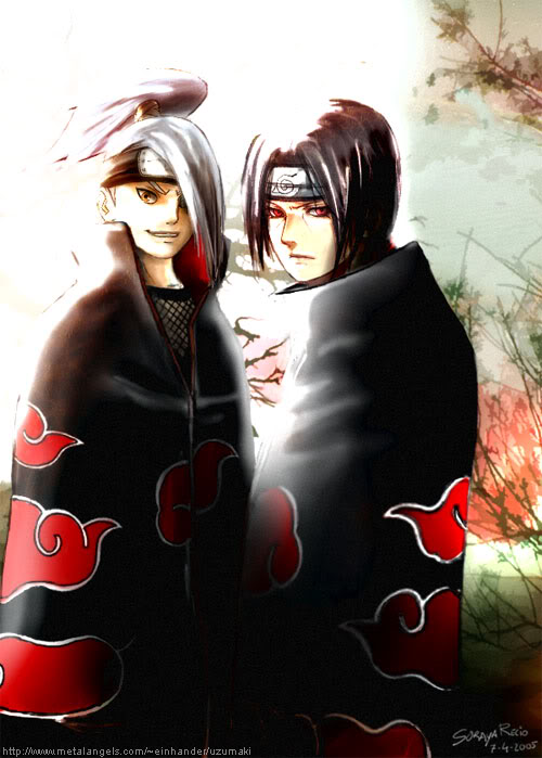 Share gambar naruto.. ItachiDeidara