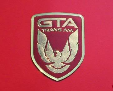 Correct Pontiac Trans Am GTA Nose Emblem GTAemblem