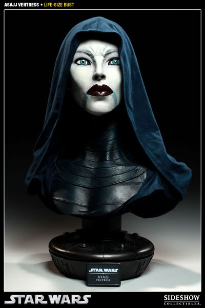 Sideshow - Asajj Ventress - Life Size Bust 400003_press01-001