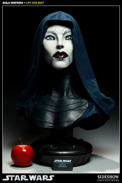 Sideshow - Asajj Ventress - Life Size Bust 400003_press02-001