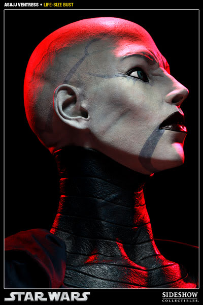 Sideshow - Asajj Ventress - Life Size Bust 400003_press10-001