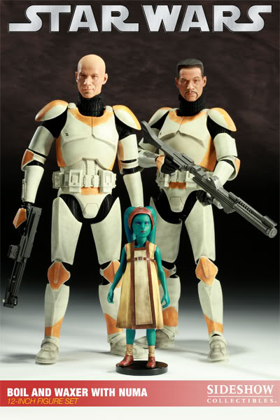 Boil and Waxer with Numa 12' set figurines Star Wars Sideshow Collectibles 100012_press01-001