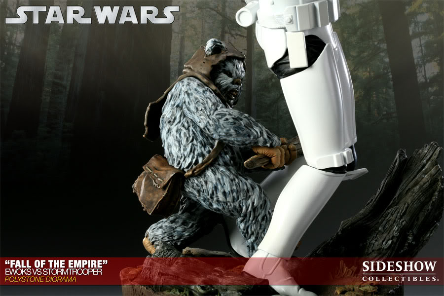 "Fall of the Empire" – Ewoks vs. Stormtrooper Diorama 200042_press04-001