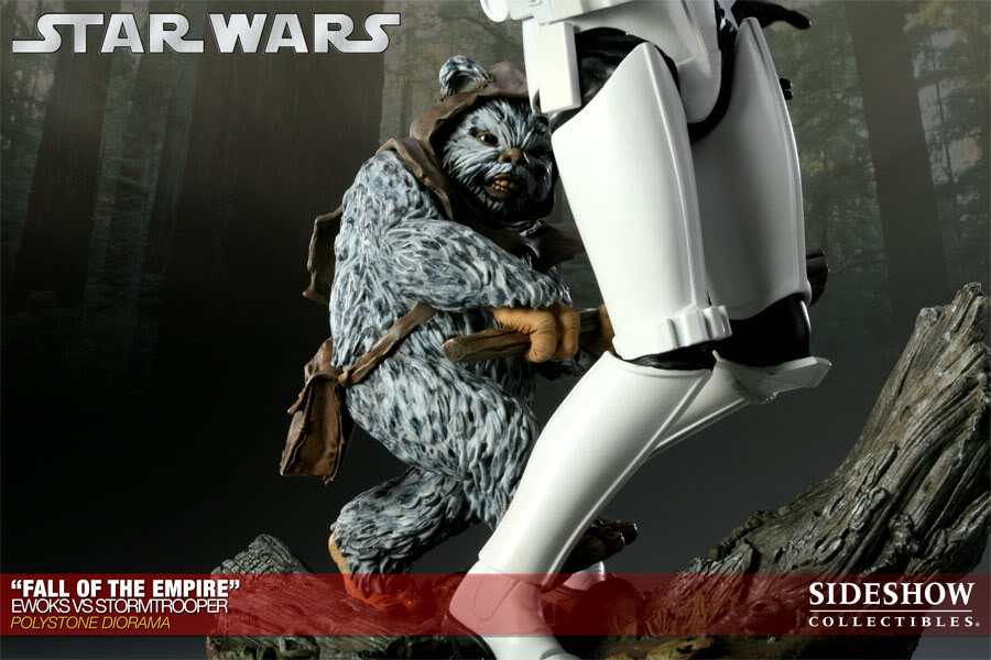 "Fall of the Empire" – Ewoks vs. Stormtrooper Diorama 200042_press06-001