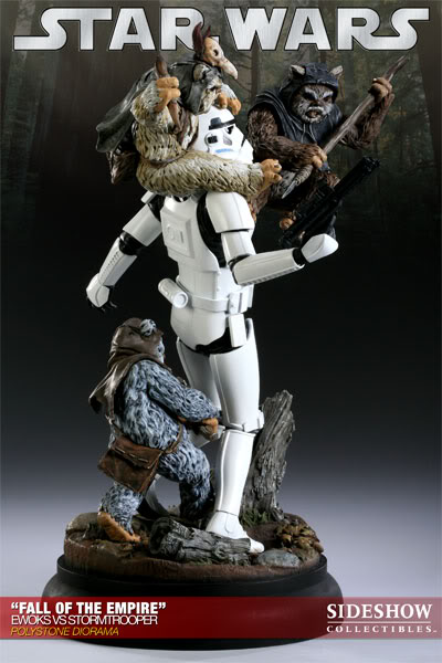 "Fall of the Empire" – Ewoks vs. Stormtrooper Diorama 200042_press07-001