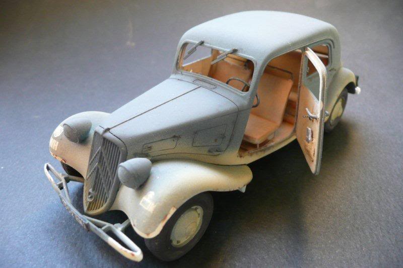 Traction Avant Tamiya 1/35 Citron-traction-11cv-40