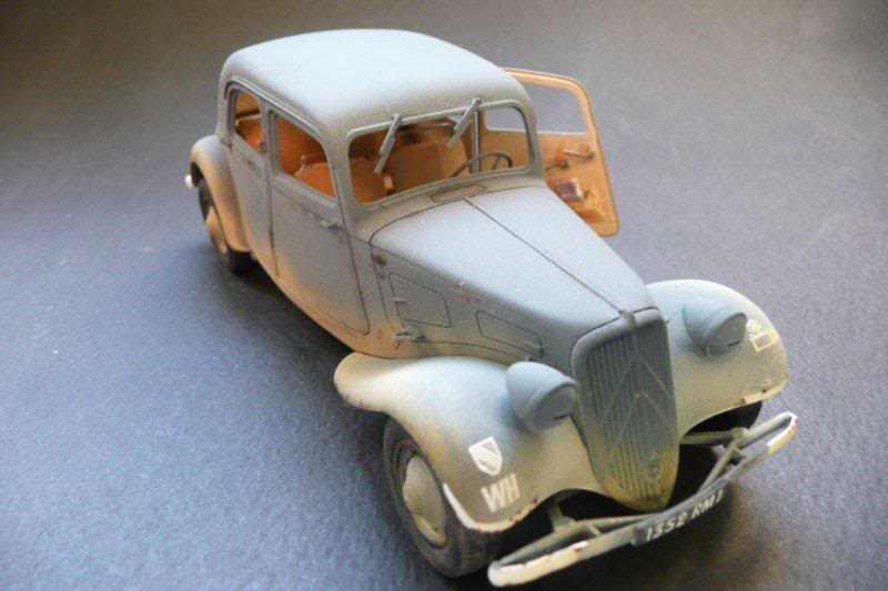 Traction Avant Tamiya 1/35 Citron-traction-11cv-42