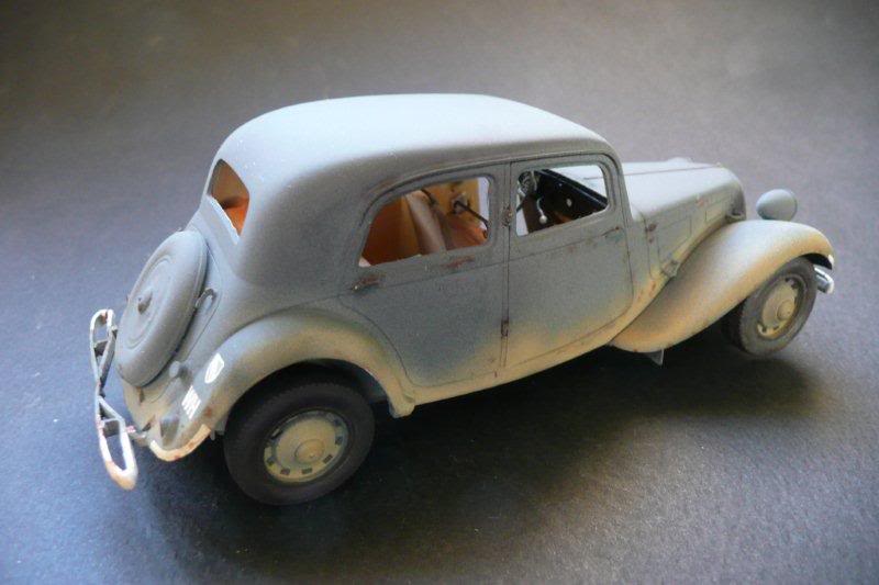 Traction Avant Tamiya 1/35 Citron-traction-11cv-43