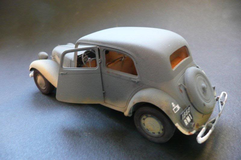 Traction Avant Tamiya 1/35 Citron-traction-11cv-45