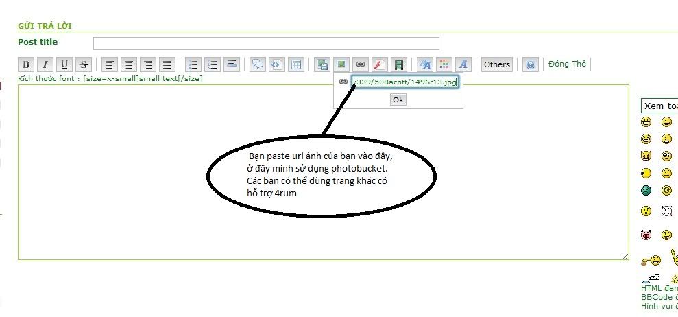 Hướng dẫn post ảnh trong diễn đàn Anh3