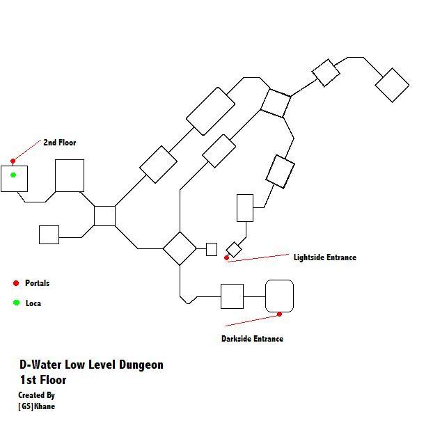 D-Water PvP Dungeon Map D-WaterLowLevel