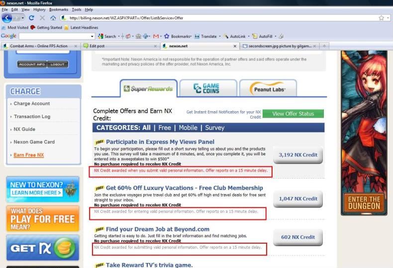 How to Get NX For Free On Nexon.net Third