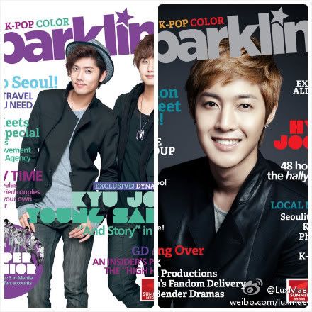 [scans] Hyun Joong, Young Saeng & Kyu Jong - Sparkling Magazine Sparklinh