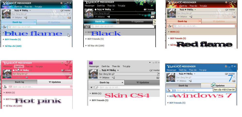 Skin for Yahoo 10,11 + Hình nền đăng nhập Yahoo cực kute! Newskinyahoo