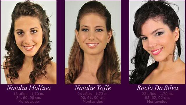 Miss Universe Uruguay 2010 finalists Cuartobloque
