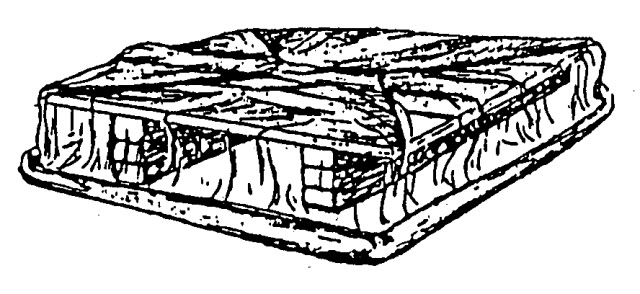رسم كروكى لوضع مشمعات التبخيرفوق المرصات PEPF-04