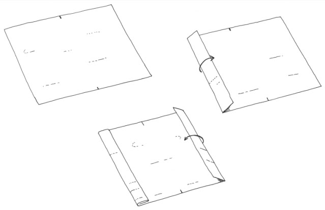 رسم كروكى لوضع مشمعات التبخيرفوق المرصات Sheet4a-1