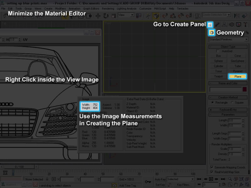 Setting Up 3d Modeling References Part 2... Frontviewstep3-4