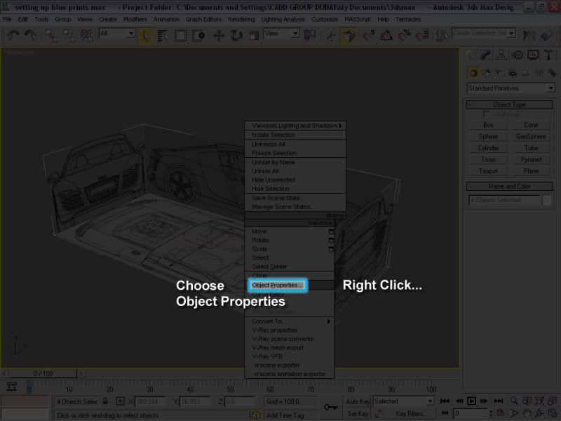 Setting Up 3d Modeling References Part 2... Objpropstep1-2