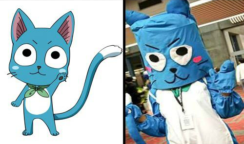 Queria fazer um cosplay assim xD [Fairy Tail] Happyfail