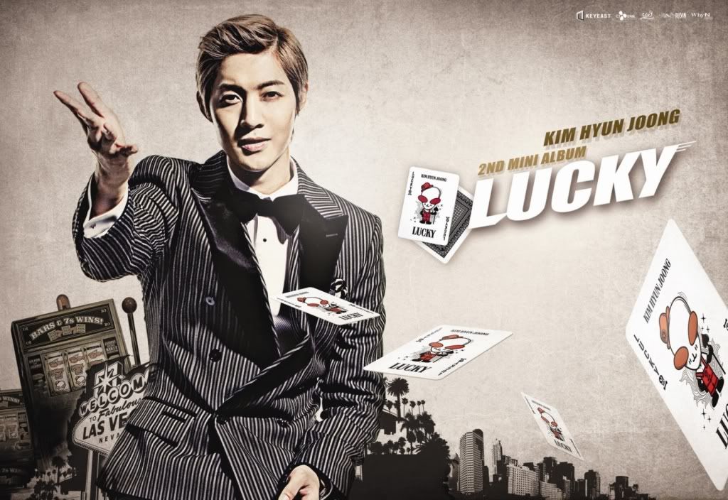 [random] Kim Hyun Joong ‘LUCKY’ Album (Cover, Poster & CD) 421160079