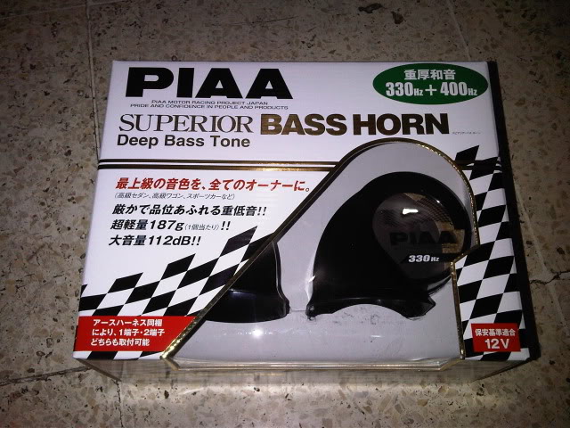 PIAA SUPERIOR BASS HORN (Deep Bass Tone) 330Hz + 400Hz IMG01246-20110712-2216