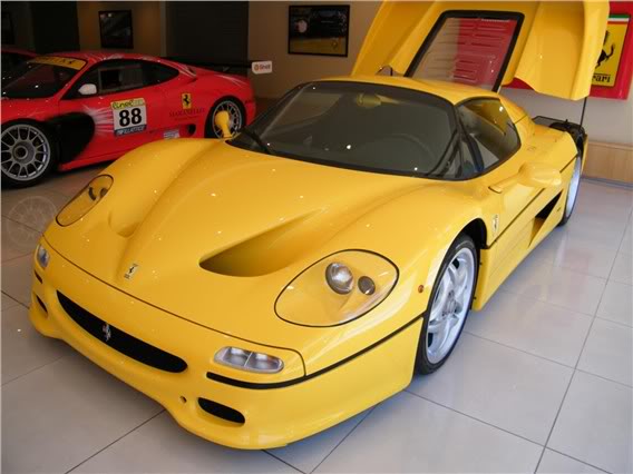 Ferrari F50 Yellow_ferrari_f50_at_maranello_motorsports_4-568-426