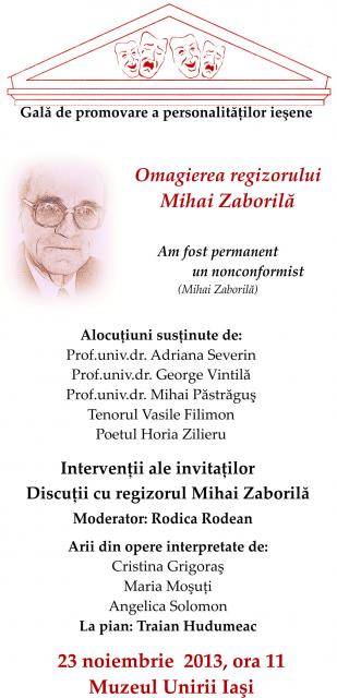 23 noiembrie 2013, Omagierea regizorului Mihai Zaborilă Programsala0_zps80757b32