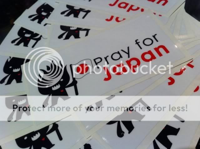 Nextmod - Pray for Japan stickers are finished 190557_10150133421853147_512373146_6498053_1533086_n