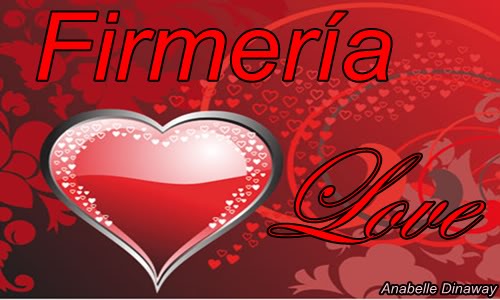 Firmeria Love Corazon2pc7