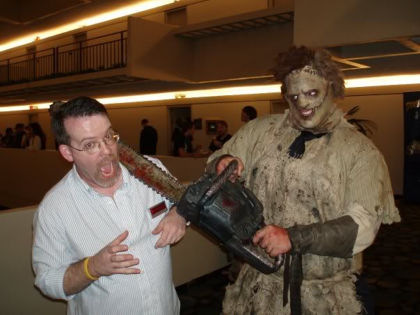 Newt's Leatherface 2003 Costume!  (and others) Tacoboy