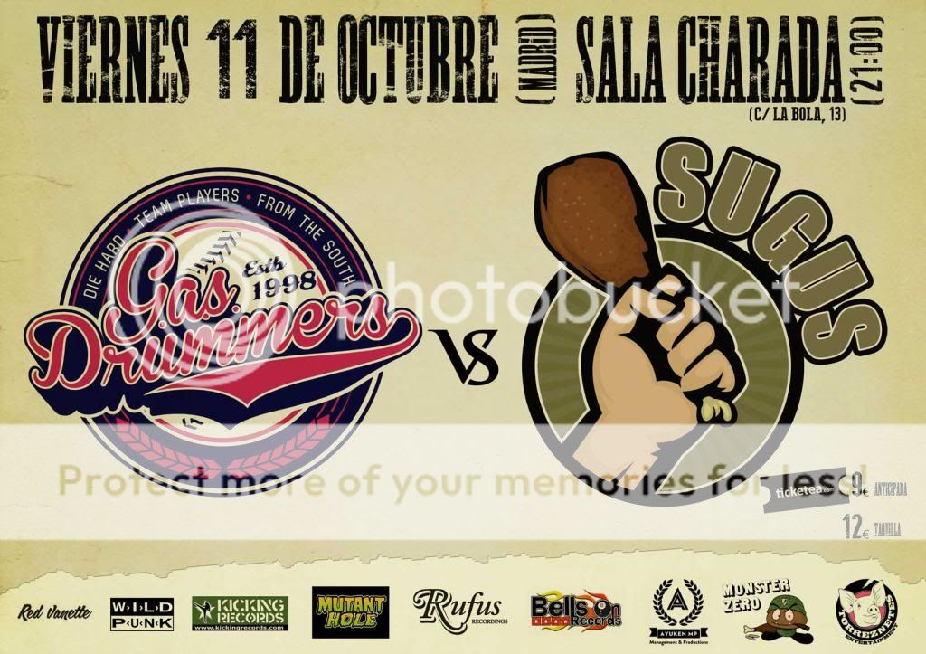 G.A.S. DRUMMERS vs. SUGUS, Madrid, viernes 11 de octubre SUGUS_GAS_baja_zps214b7fc5