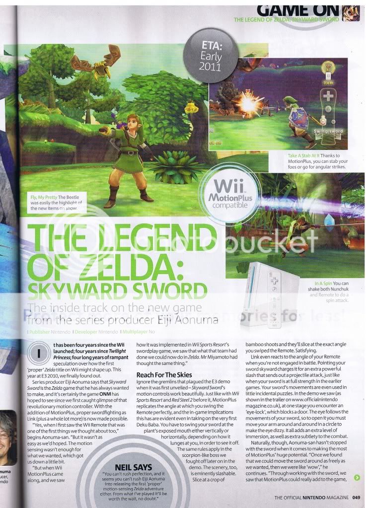 Scans The Legend of Zelda Skyward Sword Page1