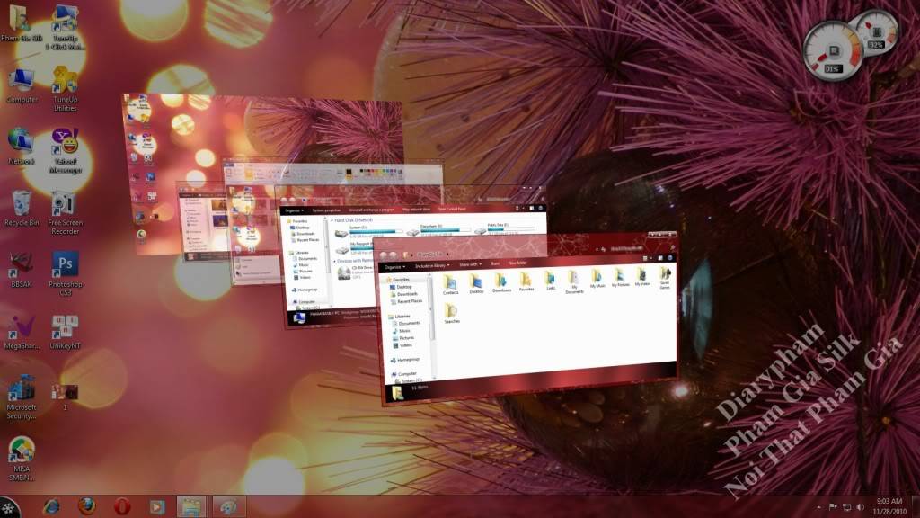 Theme Giáng Sinh Cực Đỉnh Dành Cho Windows 7 2