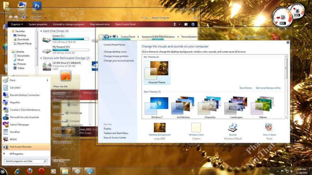 Theme Giáng Sinh Cực Đỉnh Dành Cho Windows 7 5