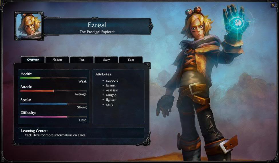 League Of Legends Inedito: Todos los Heroes Ezreal