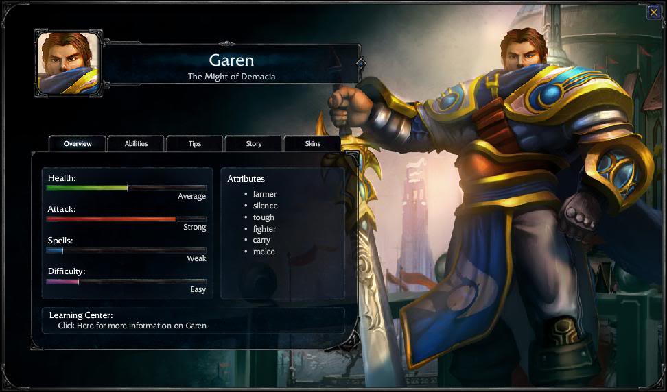 League Of Legends Inedito: Todos los Heroes Garen