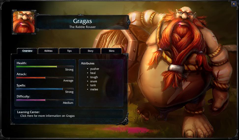 League Of Legends Inedito: Todos los Heroes Gragas