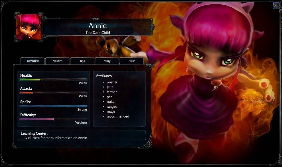 League Of Legends Inedito: Todos los Heroes Annie