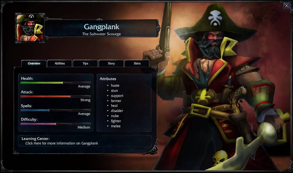 League Of Legends Inedito: Todos los Heroes Gangplank