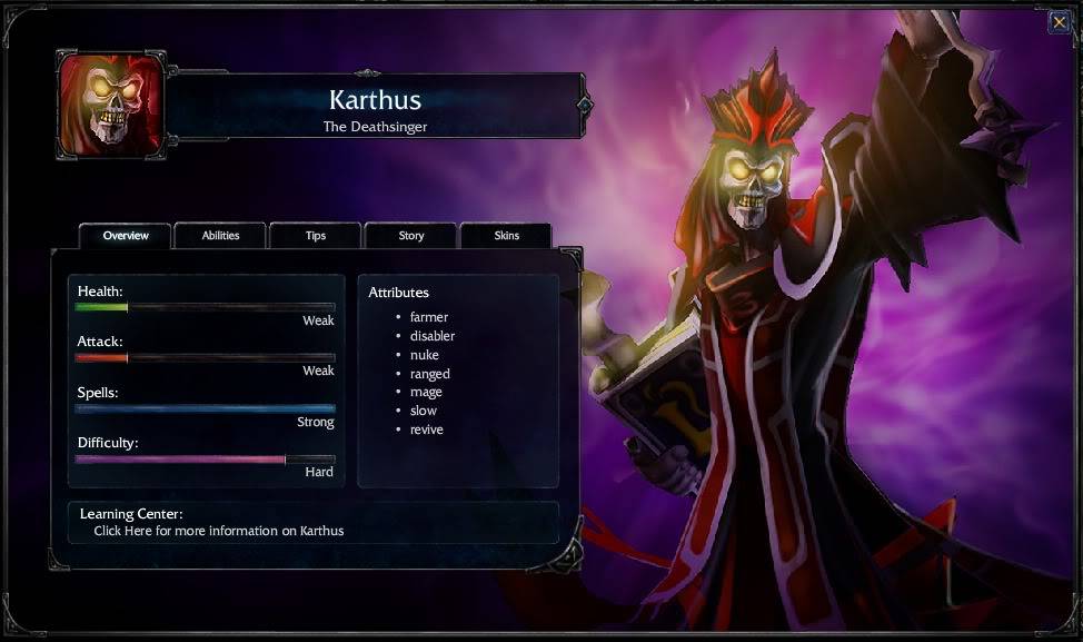 League Of Legends Inedito: Todos los Heroes Karthus