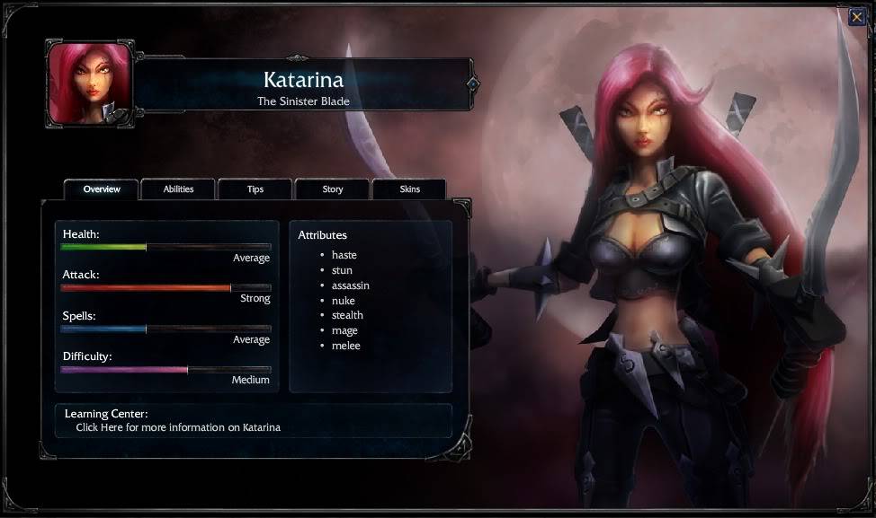 League Of Legends Inedito: Todos los Heroes Katarina