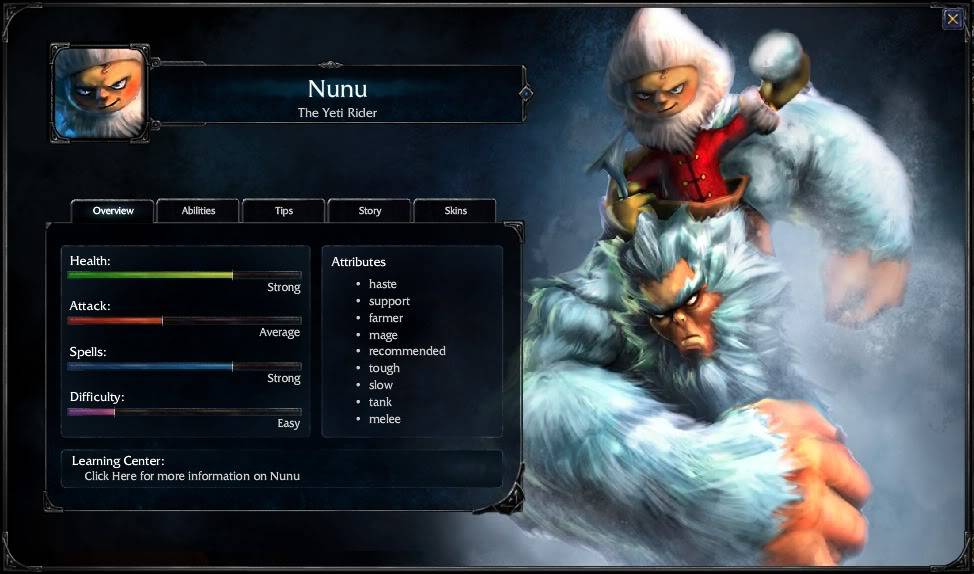 League Of Legends Inedito: Todos los Heroes Nunu