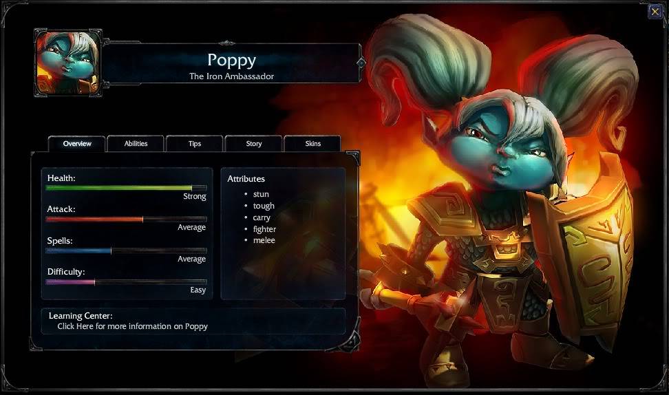 League Of Legends Inedito: Todos los Heroes Poppy