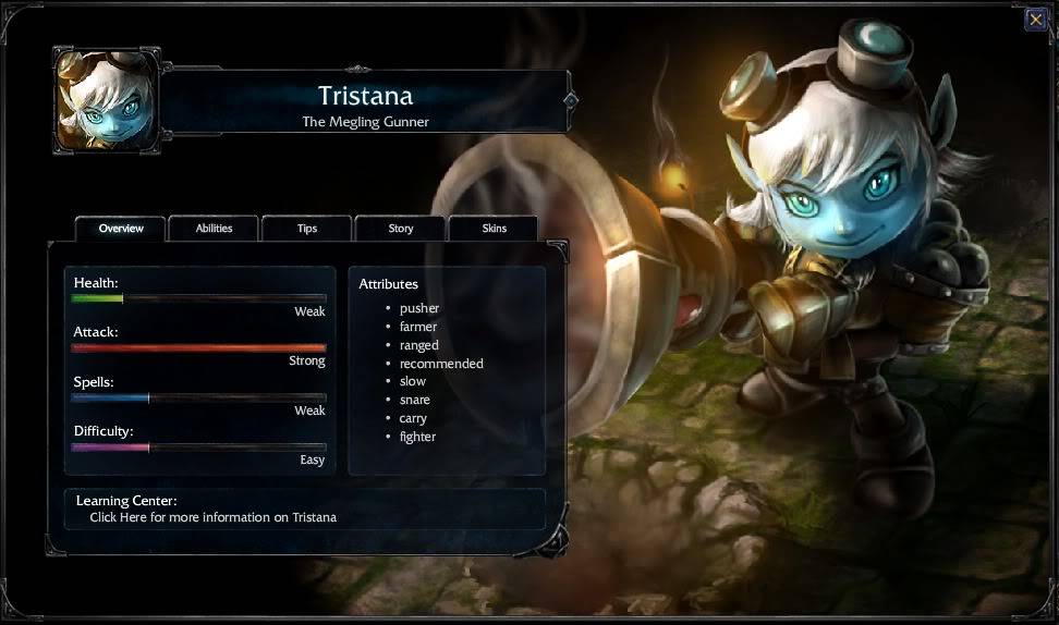 League Of Legends Inedito: Todos los Heroes Tristana